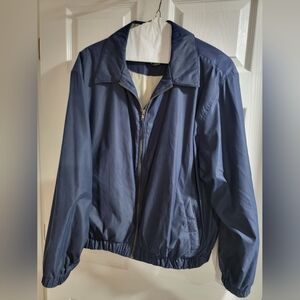 Men's Versatile navy blue bomber jacket from OutBrook-size Large